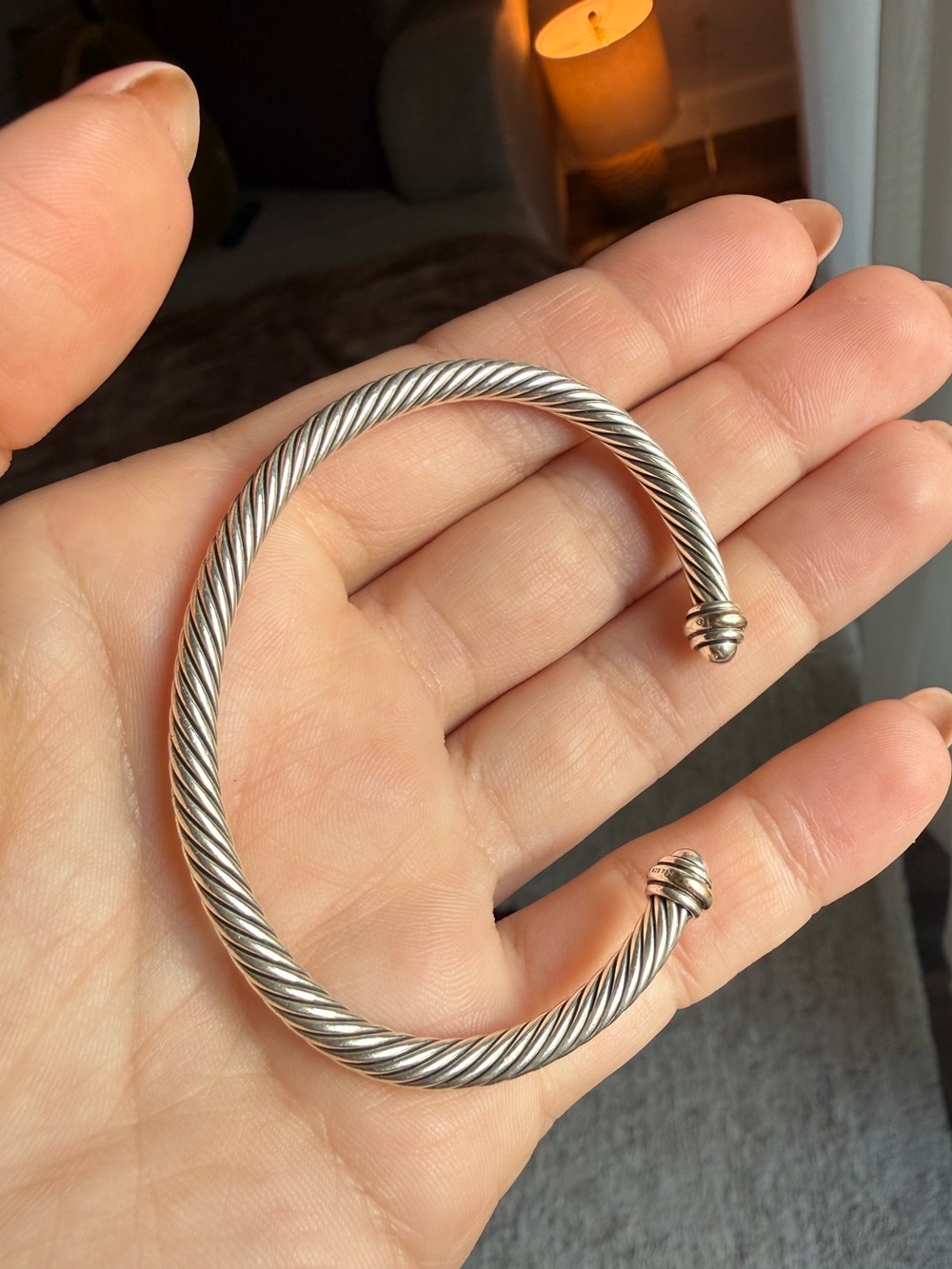 David yurman classic cable cuff size M